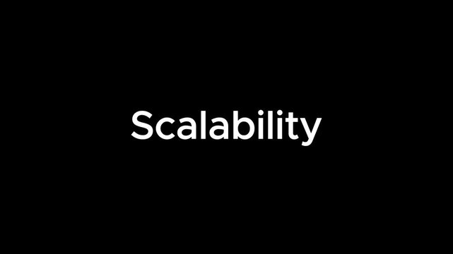 A video showcasing the concept of scalability in a modern business setting