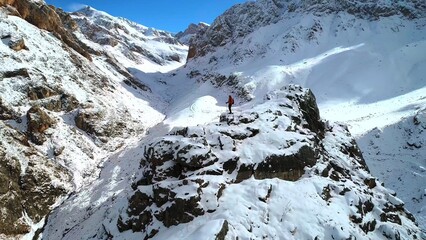snow covered mountain