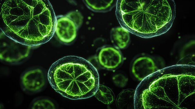 Mapping stomatal structures and chlorophyll patterns. Assessing plant tissue for enhanced agricultural output strategies. Analyzing cellular features to improve crop yields and breeding efficiency