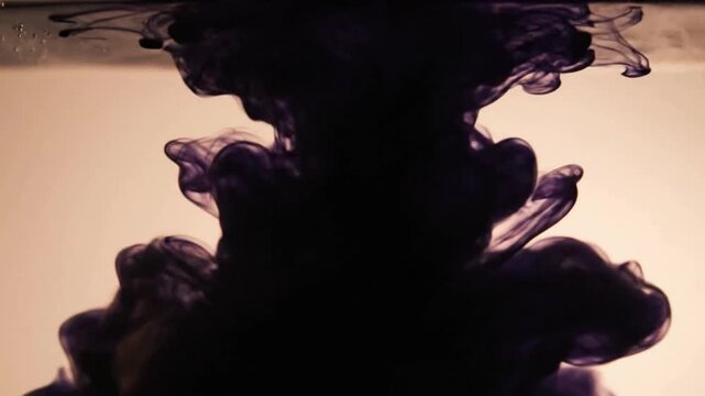 Ink Flow Under Dawn Abstract Artistry