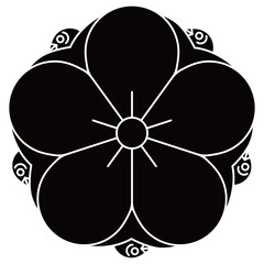 家紋です。棚倉家梅といいます。