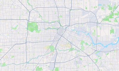 Fototapeta premium Houston Texas map