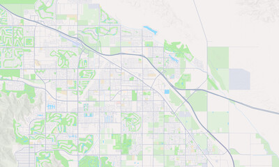 Fototapeta premium Indio California map