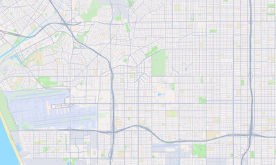 Obraz premium Inglewood California map