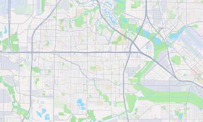 Irving Texas map