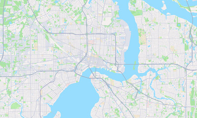 Jacksonville Florida map