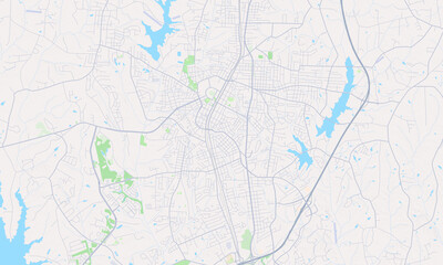 Obraz premium Kannapolis North Carolina map