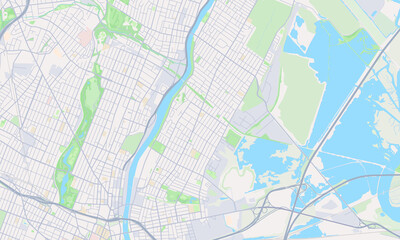 Fototapeta premium Kearny New Jersey map