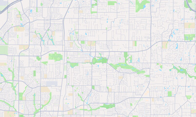 Obraz premium Keller Texas map