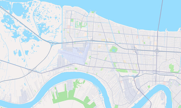 Kenner Louisiana map