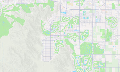 Naklejka premium La Quinta California map