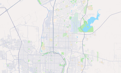 Fototapeta premium Laredo Texas map