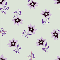 Seamless pattern from bouquet cute floral Traditional ornament yellow floral pattern,Abstract seamless simple floral pattern. Flower pattern. Spring pattern. used for textile, wallpaper, card   © BALEE