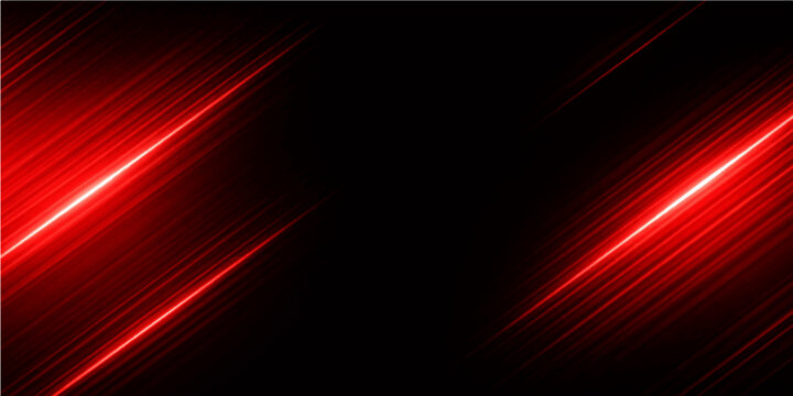 An abstract red background featuring futuristic black lines and a glowing digital texture that creates a sense of motion, energy, and laser light technology in a bright artistic wallpaper