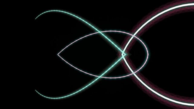 Animated background abstrack pattern of blue and green shapes suitable for backgrounds, textiles, wallpaper, and graphic design projects. Versatile and modern.