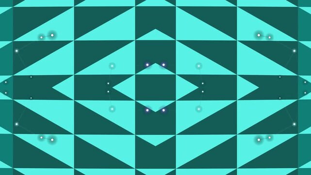 animated abstrack background twirl on retro color and vintage style art
