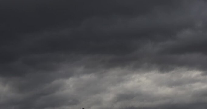 Nature Environment Dark huge cloud sky black stormy cloud motion big stormy rain day thunderstorm clouds dancing panorama horizon Time lapse blue cloud moving oxygen Storm giant moving fast movie time