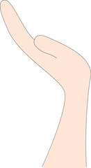 손_왼손,검정테두리