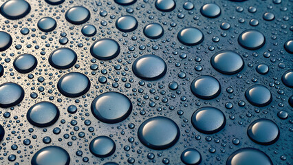 Heavy droplet cluster only in two opposite corners (top-left & bottom-right).
Unique twist: Organic random spacing &mdash; avoid symmetrical patterns.