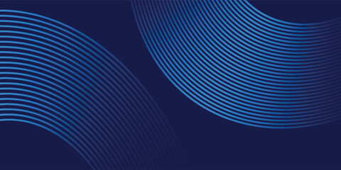 Abstract blue background with glowing curved lines. Shiny blue swirl curve lines design. Spiral lines. Geometric oval pattern.