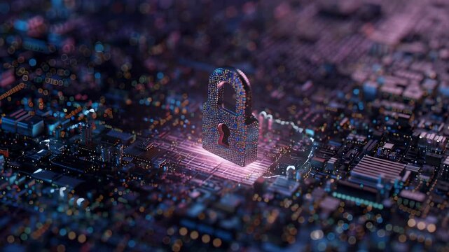Digital Circuit Board with USB Cable Connection.