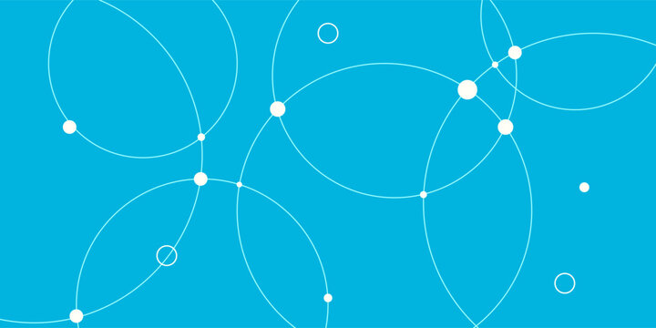 Connection background. Network concept with dots and lines. Vector illustration