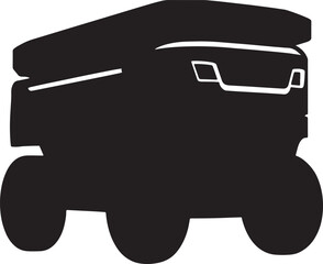 Silhouette of a vehicle