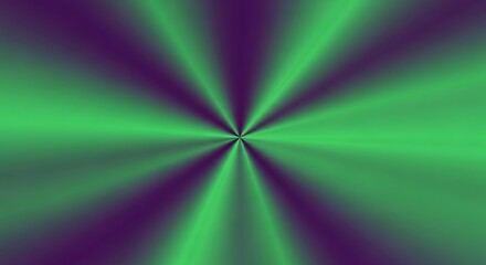 Vibrant green and purple radial sunburst background for creative playful branding and colorful artistic visual communication designs