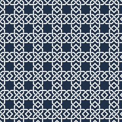 Seamless abstract geometric pattern in islamic style