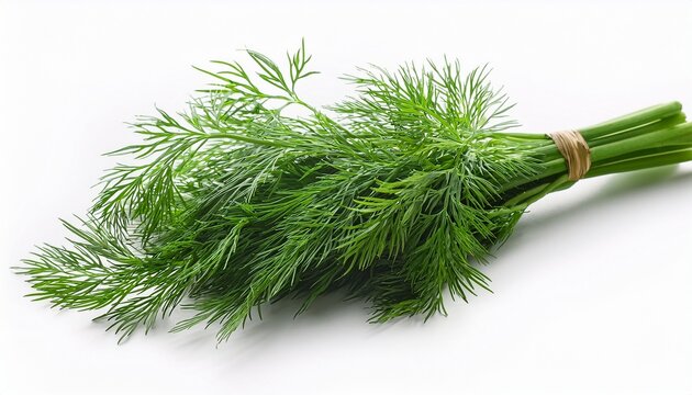 dill isolated on white background