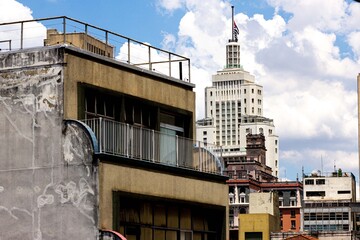 Prédios, edifícios, torres e coberturas da cidade de São Paulo.  © Luiz Leite