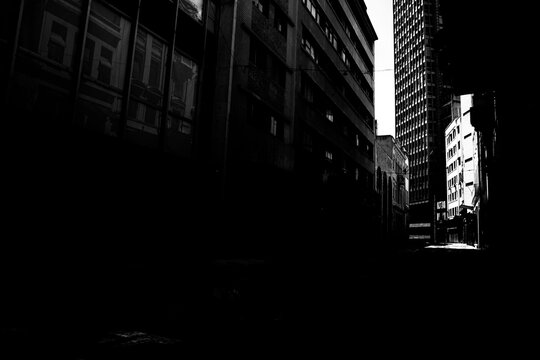 Rua e pr&eacute;dios da cidade de S&atilde;o Paulo. 