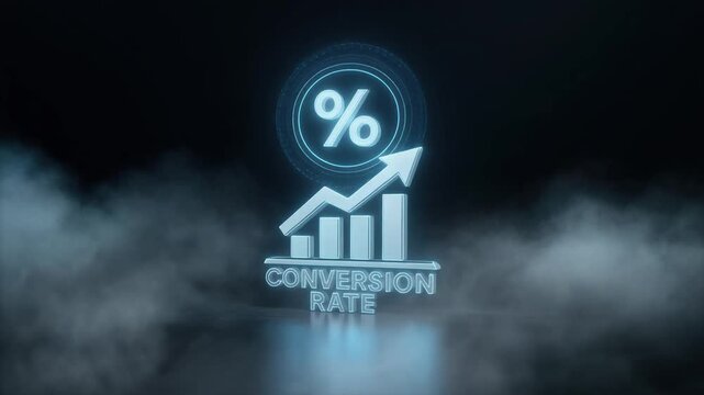 3D Viral Share Arrow Icon with Dynamic Glass Duplication Effect, Social Media Growth and Digital Marketing Expansion Animation 4K Loop