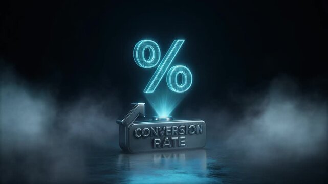 3D Influencer Star Badge with Chrome Glow and Spotlight Aura, Creator Economy Branding and Social Authority Animation 4K Loop