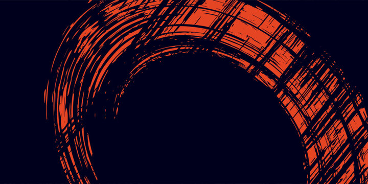 Tire tracks, motorbike wheel or car tread marks, grunge vector. Bicycle or motocross road rally tire tracks, speed motorbike racing rubber track pattern, traction tires in red.