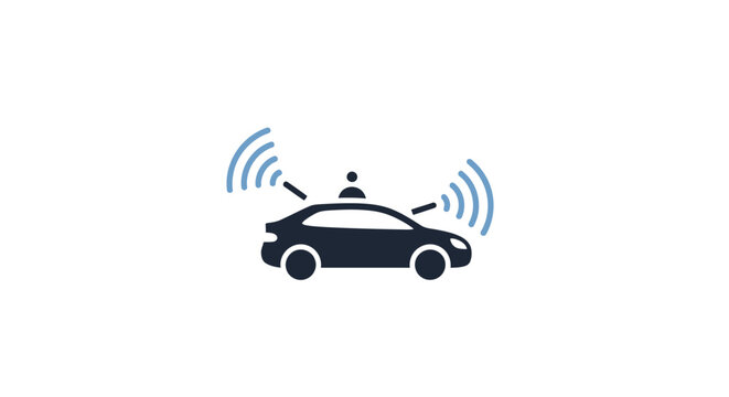 Autonomous Vehicle Technology Concept.