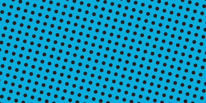 simple black colour ploka dott pattern on blue colour background.