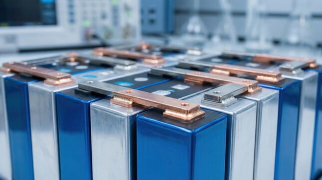 Extreme Macro of Prismatic Battery Cells and Busbar Terminals in High Density Energy Storage Module