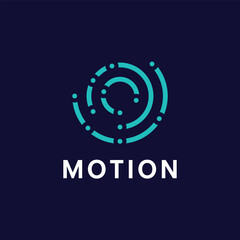 Motion logo design template illustration vector