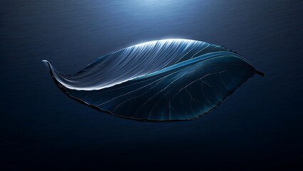 Bioluminescent jellyfish glowing in the deep ocean darkness