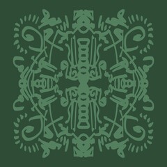 Abstract image for printing. Picture for modern interiors. The picture is painted by hand on a tablet. © neurostructure