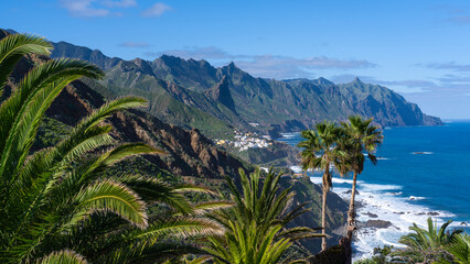 Anaga Rural Park landscape. Tenerife. Canary Islands © Kaspars