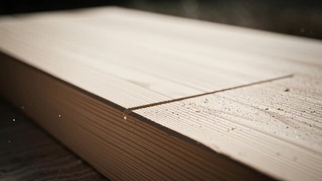 Manual Wood Cutting with Hand Saw