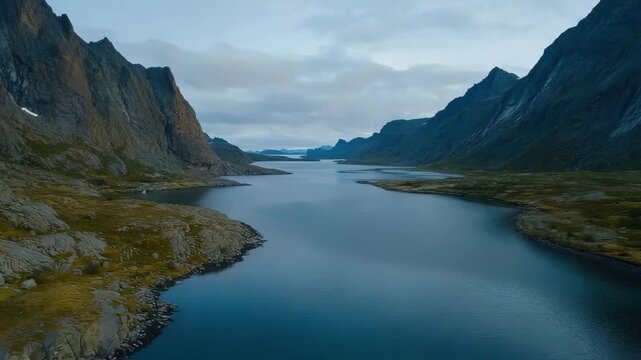 ingolf fjord, greenland, arctic wilderness