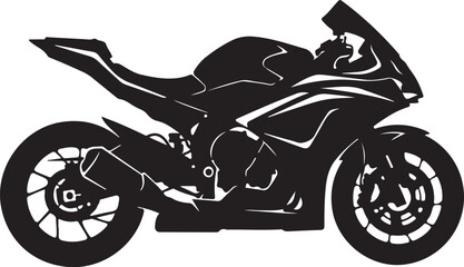 Obraz premium Bold Black Tractor Silhouette Vector IllustrationModern Farm Tractor Side View Silhouette DesignAgricultural Tractor Icon – Clean Simple Black Artwork