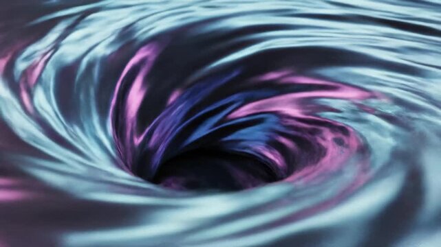 3D flowing futuristic liquid, soft neon glowing reflections background animation
