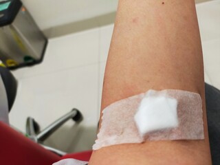 close up of a patient in the hospital