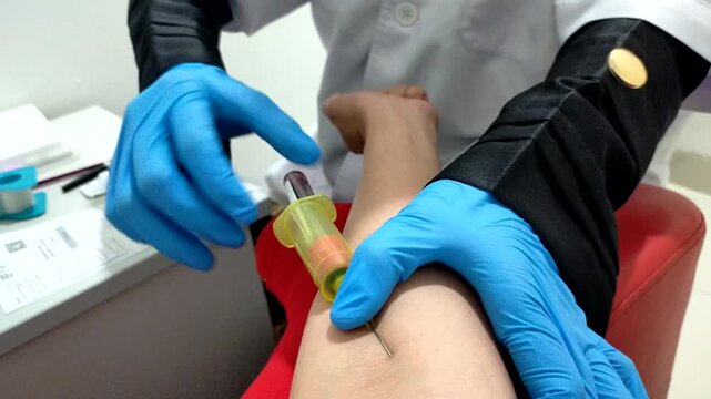 Collect blood samples