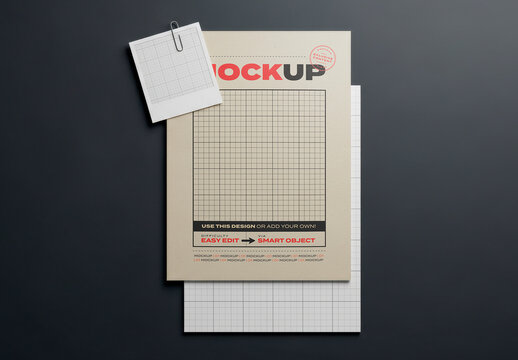 Files Folder Id Clipped Pages Mockup