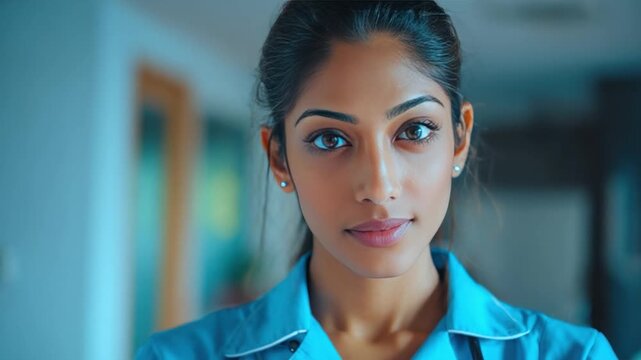 Radiant Gaze: A captivating portrait of a young woman with mesmerizing eyes. capturing the allure of her beauty and poise. 